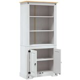 vidaXL Kredenca mehiška borovina Corona Range bela 80x40x170 cm | Shoptok.si