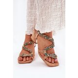 ARTIKER Womens Heeled Sandals With Crystals | Shoptok.si