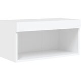  5-dijelni zidni TV elementi s LED bijeli od konstruiranog drva | shoptok.hr