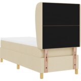  Box Spring Postelja z Blazino Krem 80x200 cm Tkanina, (22051805) | Shoptok.si