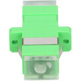 Oem Extralink SC/APC simplex SM adapter green transparent , dust caps | ePonuda.com