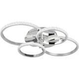 Tri O lED stropna svetilka v srebrni barvi 49.5x65.5 cm Cires