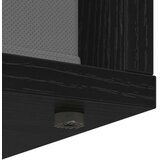  Strani šal s predalom Črna Orehovina 102 x 31 x 99,5 cm, (5000233838) | Shoptok.si