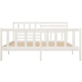  Za krevet od masivnog drva bijeli 120 x 200 cm | shoptok.hr