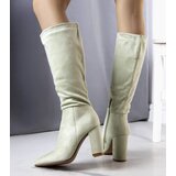 Gemre Green insulated high-heeled boots Narcis | Shoptok.si