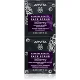 Apivita Express Beauty Bilberry intenzivni čistilni piling za osvetlitev kože 2 x 8 ml