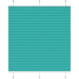  Plisirana zavjesa petrolej zelena 115x150 cm Širina tkanine 114,4 cm Poliester | shoptok.hr