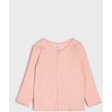 Sinsay Pamučna bluzica s dekorativnim volanima | shoptok.hr