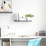  Plutajuća zidna polica siva 60 x 23,5 x 3,8 cm MDF | shoptok.hr