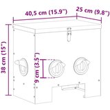 vidaXL hranilica za piliće 2 pcs srebrno 60.5 x 29 x 51 cm | shoptok.hr