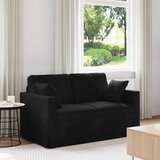 SOFA Crna 138 x 78 x 80 cm Baršun | shoptok.hr