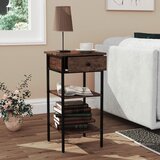 MID.YOU Nočna Omarica Aulari 6, Barva Hrasta, Črna | Shoptok.si