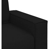 vidaXL Dvosjed Kauč Crni 120 cm Tkanina | shoptok.hr