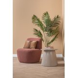 Leitmotiv Rožnat fotelj iz tkanine bouclé Ada – | Shoptok.si