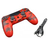 Gembird JPD-Wireless-Thrillershock PC/PS4 RED CAMO bežični gamepad sa dvostrukom vibracijom | ePonuda.com