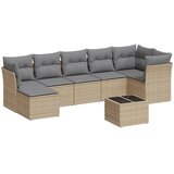  8-dijelni set vrtnih sofa od poliratana s jastucima bež | shoptok.hr