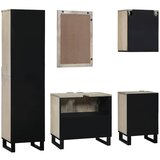  Set namještaja za kupaonicu s ladicama 5 pcs Bakarna smeđa | shoptok.hr