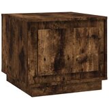 Maison Chic Klubska mizica - kavna mizica - Nizka mizica dimljeni hrast 51x50x44 cm inženirski les, (21754677) Cene