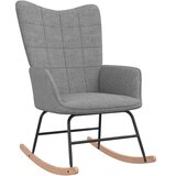  Stolica za ljuljanje od tkanine svjetlosiva | shoptok.hr