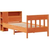 vidaXL Krevet s regalom za knjige bez madraca 75 x 190 cm od borovine | shoptok.hr