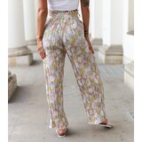 Gemre Burgundy pleated floral trousers Cesate | shoptok.hr