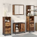  Set namještaja za kupaonicu 3 pcs Staro drvo 65 x 33 x 60 cm | shoptok.hr