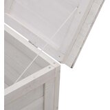  Vrtna kutija za pohranu bijela 150x50x56,5 cm masivna jelovina | shoptok.hr
