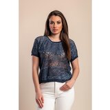 Fenzy Čipkasti Top, Tamnoplavi | shoptok.hr