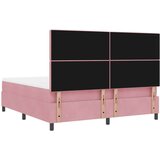 Box spring krevet Ružičasta 180 x 200 cm tkanina - Ružičasta 180 x 200 cm Kristal s dugmadima | shoptok.hr