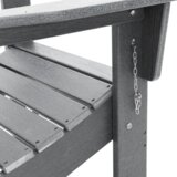 Sklopivi Adirondack stolci 2 komada Svjetlosivi 74.5x80.5x90 cm HDPE | shoptok.hr