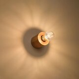  Zidna lampa SALGADO prirodno drvo | shoptok.hr