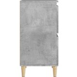  Komoda siva boja betona 60x35x70 cm od konstruiranog drva | shoptok.hr