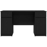  Stol s ladicama Crni hrast 140 x 49 x 76 cm Konstruirano drvo | shoptok.hr
