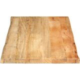 Stolna ploča 120x60x3 8cm od masivnog drva manga sa živim rubom | shoptok.hr
