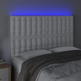  LED uzglavlje bijelo 144x5x118/128 cm od umjetne kože | Eponuda.ba