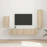  Komplet TV omaric 3 pcs Sonoma hrast Konstruiran les - - Rjava - 51.13 - 30 x 31 x 100 cm - 2025-vidaXL-Uvoz_2 Cene