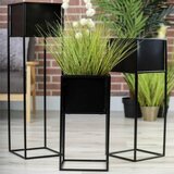  Stalak za cveće 90x24 cm crni | Eponuda.com