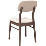  Blagovaonske stolice s jastucima 2 kom. smeđe puno drvo guma | Shoptok.si