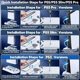 TOKLUCK stojalo za PS5/PS5 Pro s polnilno postajo | Shoptok.si