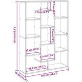 vidaXL Ormarić za knjige boja hrasta 102x29x143 cm konstruirano drvo | shoptok.hr