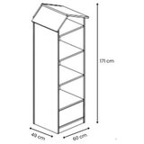 Hanah home Polica za knjige Ayder Grey | ePonuda.com