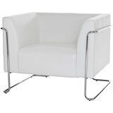 MID.YOU Fotelj Curacao, Bela | Shoptok.si
