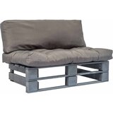  Vrtna sofa od paleta od borovine s crvenim jastucima | shoptok.hr