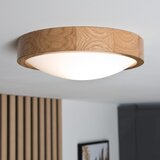  plafonsko svetlo oak slim 1xE27/60W/230V, hrast, prečnik 27 cm | Eponuda.com