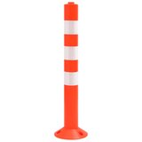  Stupovi za kontrolu prometa s lancem 10 kom 75 cm PE | shoptok.hr