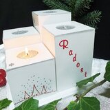 Poklon Dobra Ideja Adventski svijećnjak za 4 svijeće – ručno izrađen božićni ukras | shoptok.hr