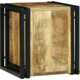vidaXL Stalak za vino 34.5 x 35 x 39 cm Čvrsto drvo Hrapavo drvo manga | shoptok.hr