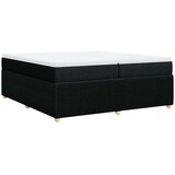  Krevet s oprugama i madracem crni 200x200 cm od tkanine | shoptok.hr