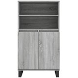  Visoka komoda siva sonome 60x36x110 cm od konstruiranog drva | Eponuda.com