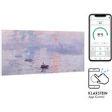 Klarstein Wonderwall Air Art Smart, infracrveni grijač, 120 x 60 cm, 700 W, aplikacija, izlazak sunca | shoptok.hr